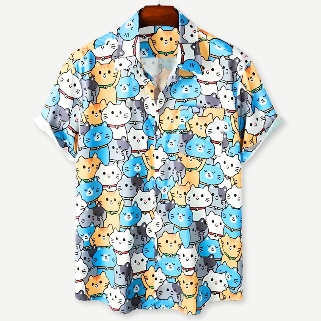 Relaxed "Meow Kingdom" Shirt - Saint Drako
