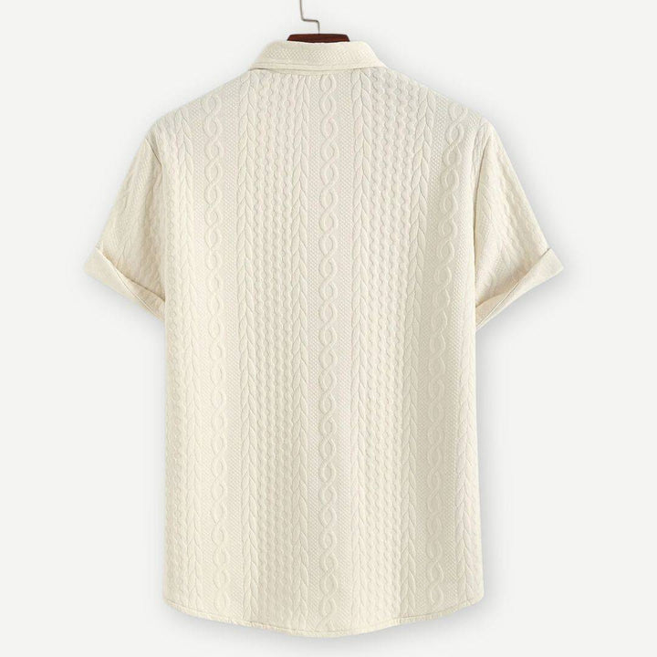 Lux Knitted Ivory Shirt - Saint Drako
