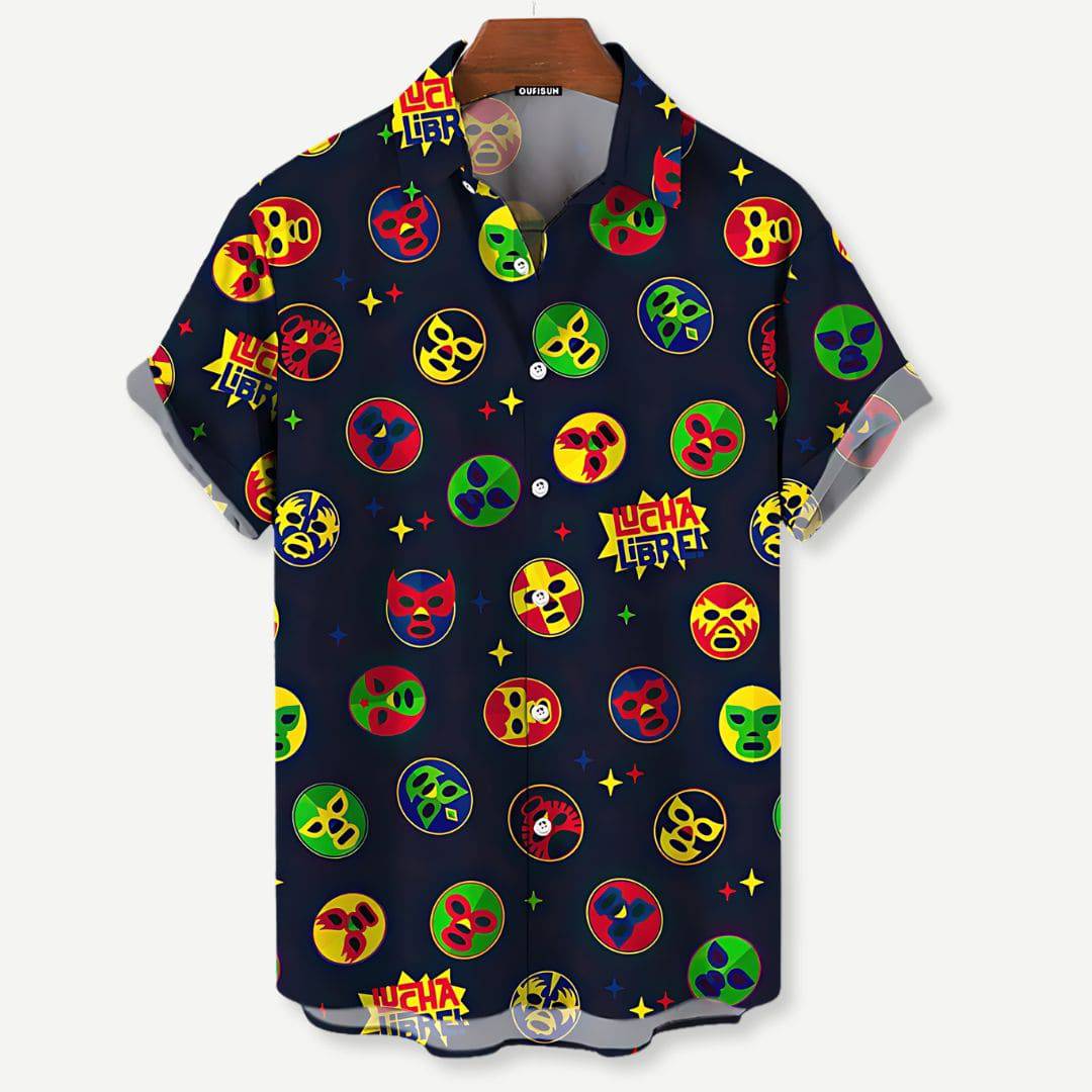 Relaxed Lucha Power Shirt - Saint Drako