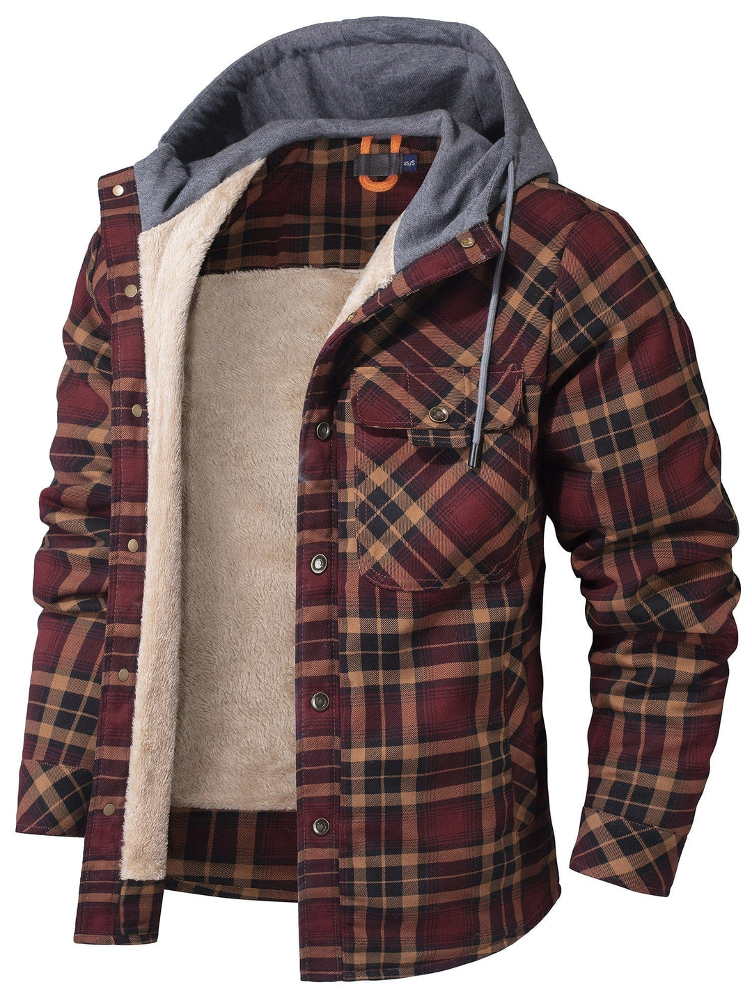 Highlander Hooded Flannel Jacket (9 Designs) - Saint Drako