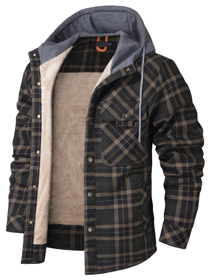 Highlander Hooded Flannel Jacket (9 Designs)