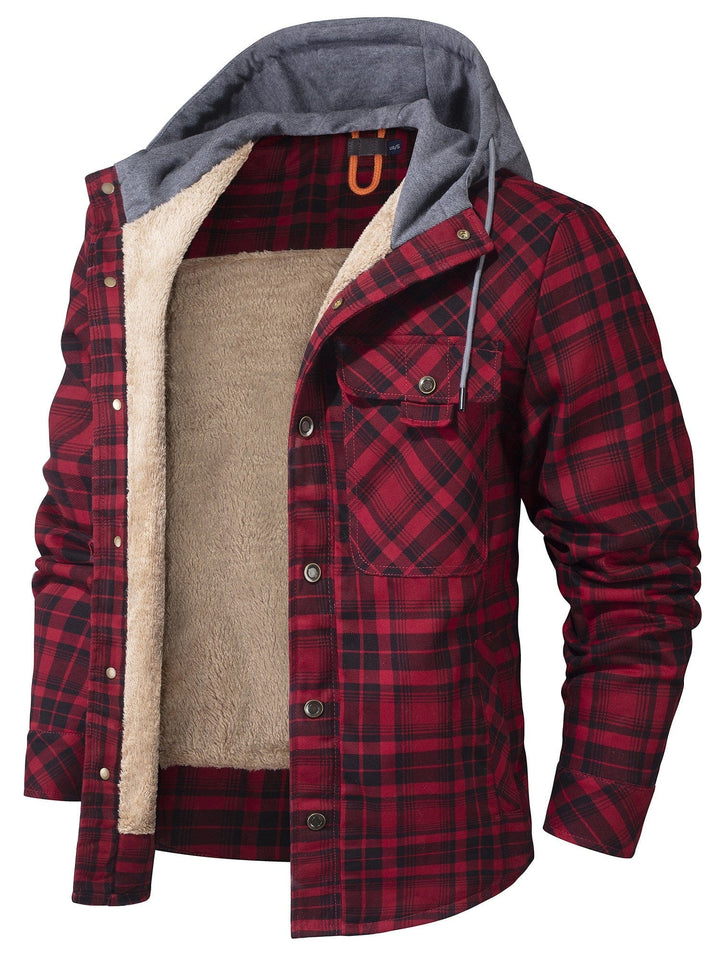 Highlander Hooded Flannel Jacket (9 Designs) - Saint Drako