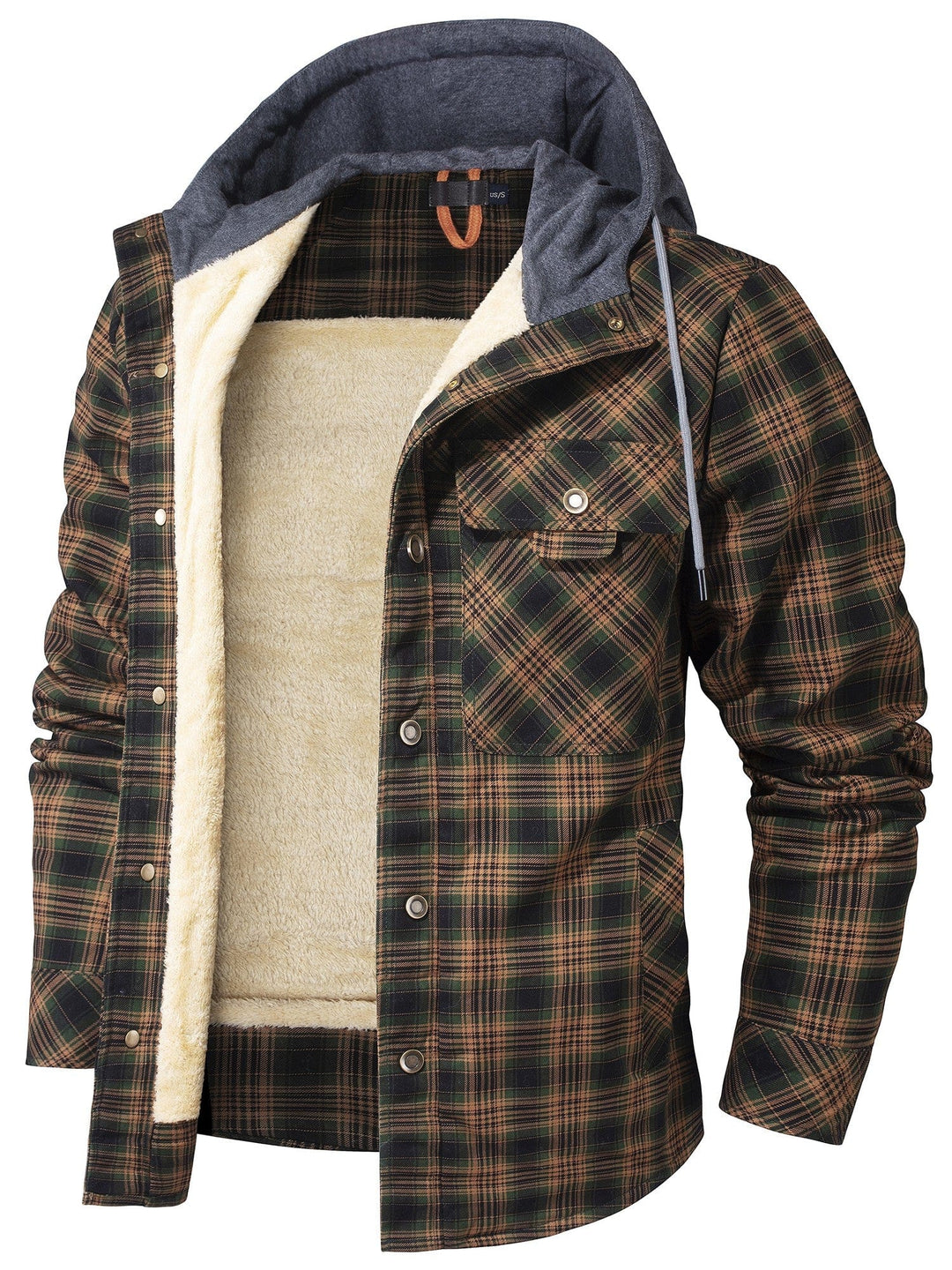 Highlander Hooded Flannel Jacket (9 Designs) - Saint Drako