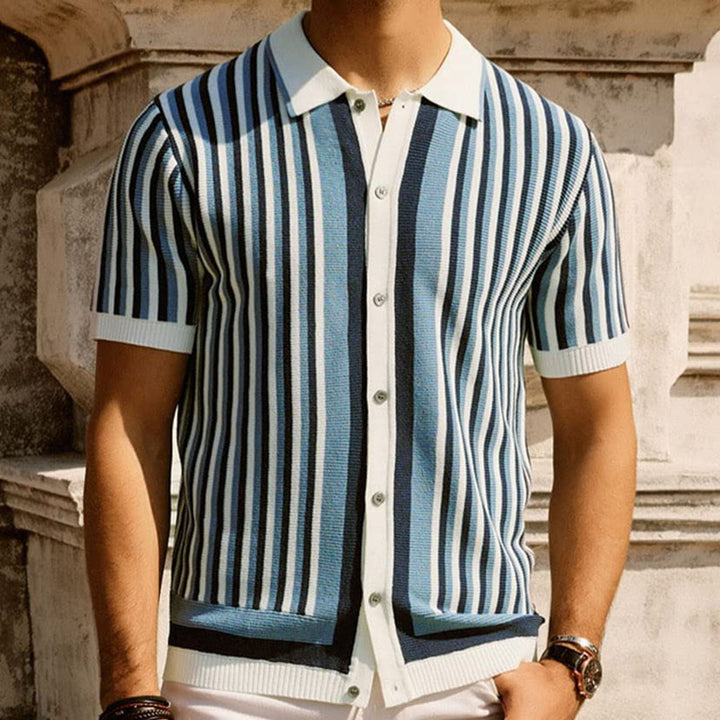 Brighton Striped Button Up - Saint Drako