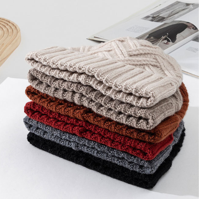 The Cozy Chevron Beanie