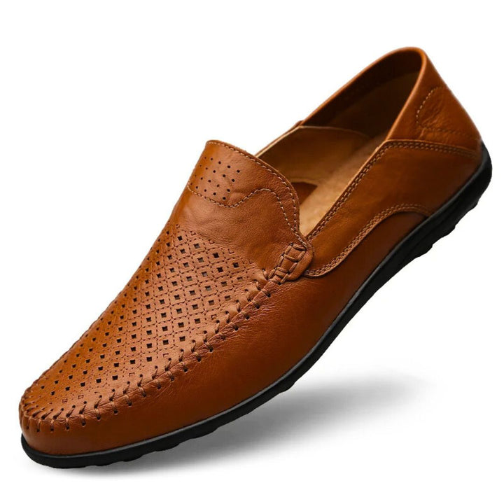 Genuine Leather "Air-Flow" Loafers - Saint Drako