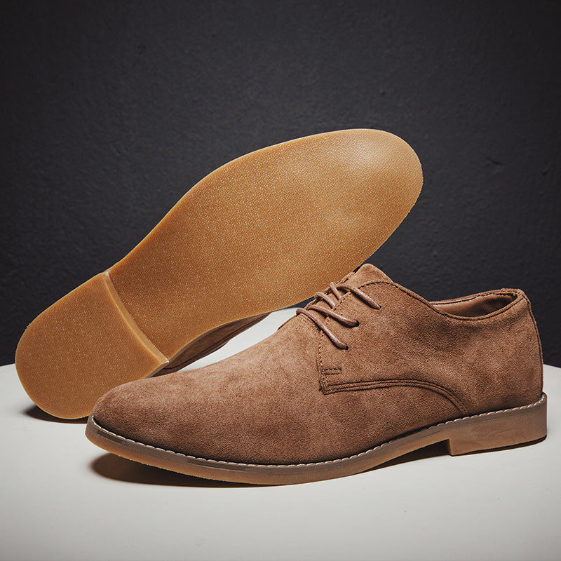 Novaro Suede Oxford Shoes - Saint Drako