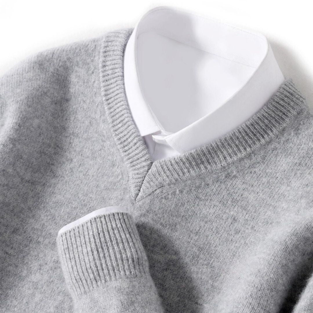 Olympia Merino V-Neck Sweater