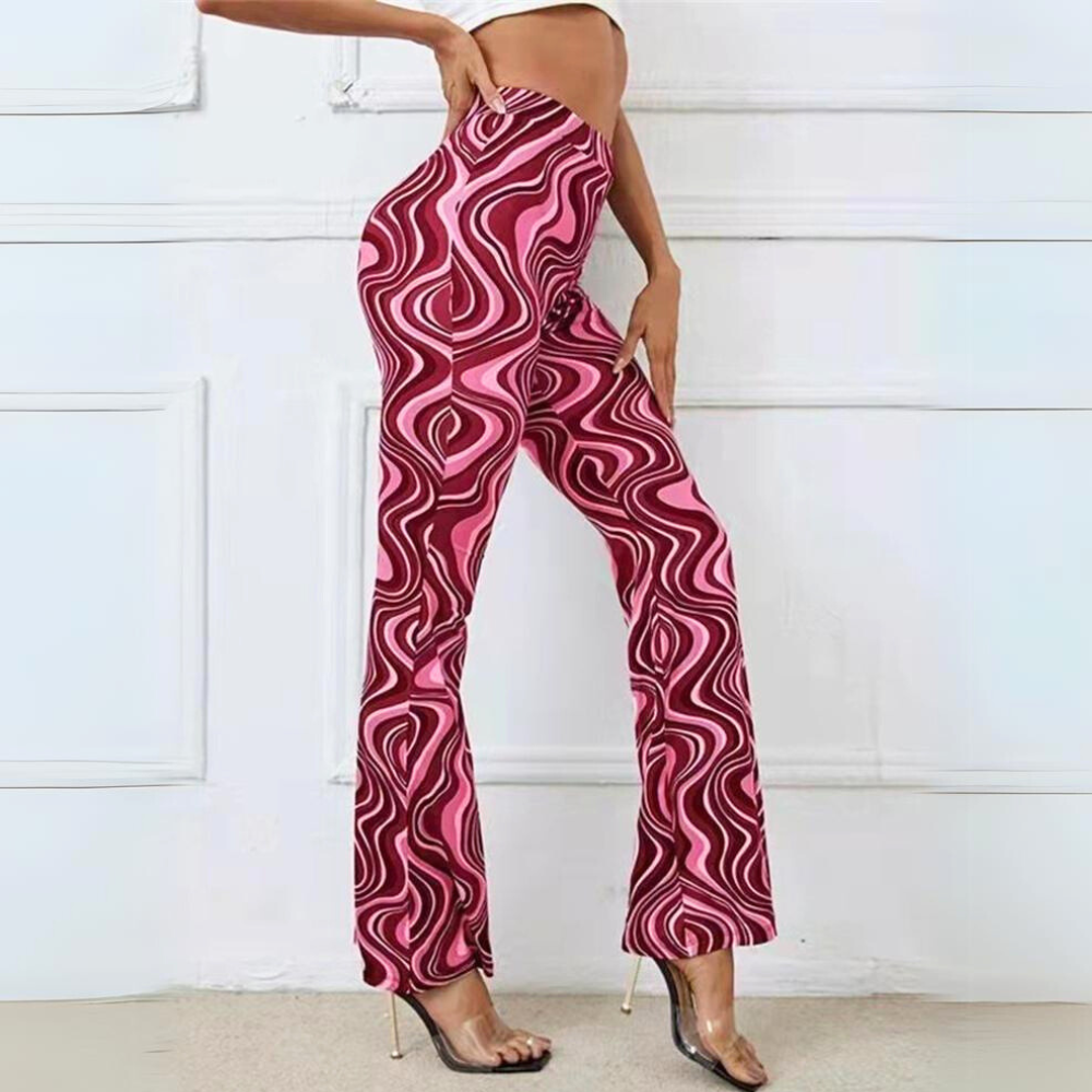 Bold Psychedelic Flare Pants - Saint Drako