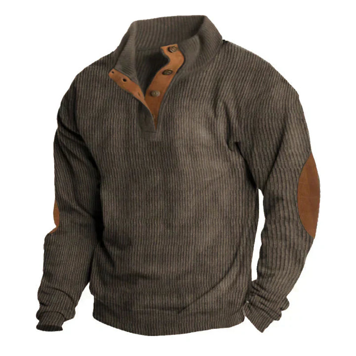 Classic Men’s Ribbed Knit Sweater