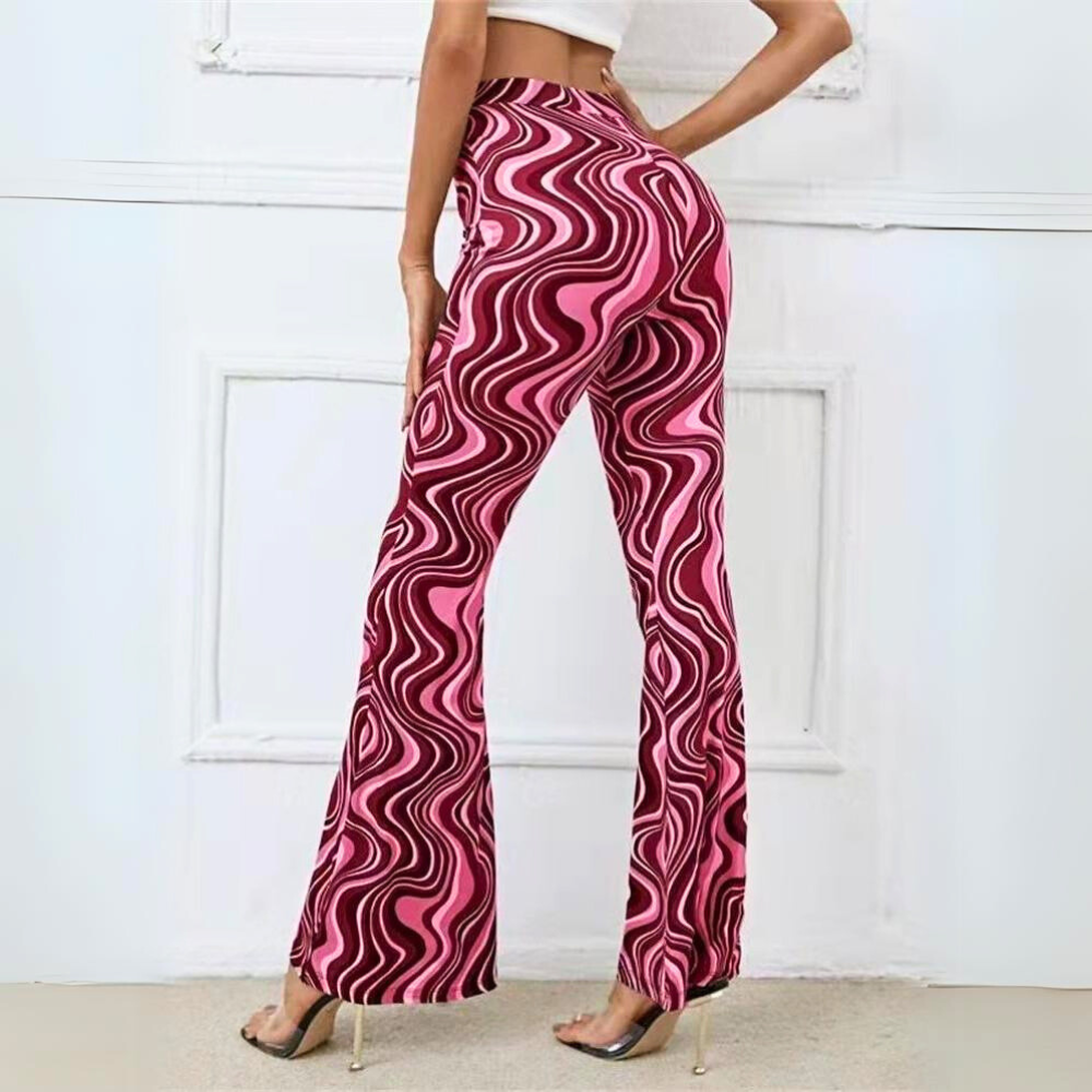 Bold Psychedelic Flare Pants - Saint Drako