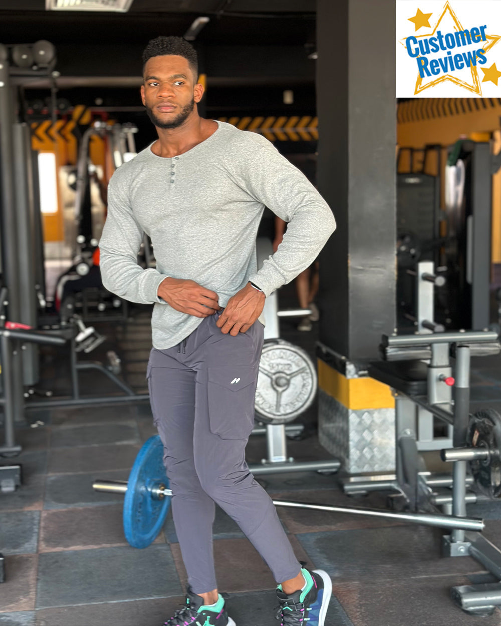 Siena Ribbed Henley Shirt