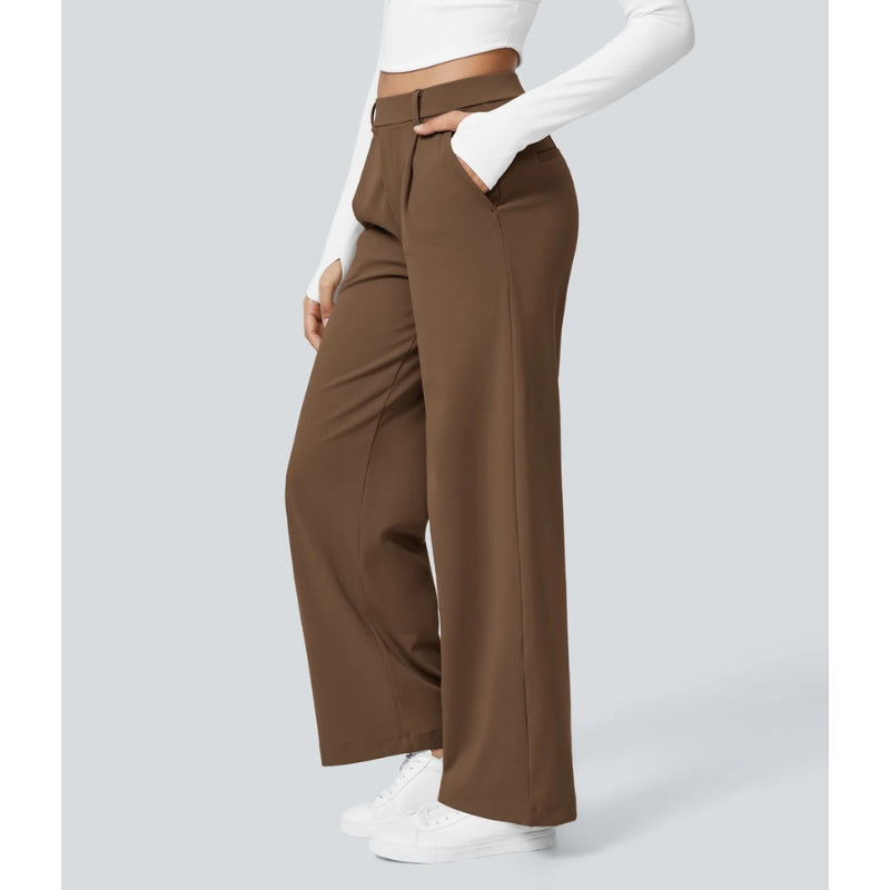 Veyra High Waisted Wide Leg Pants