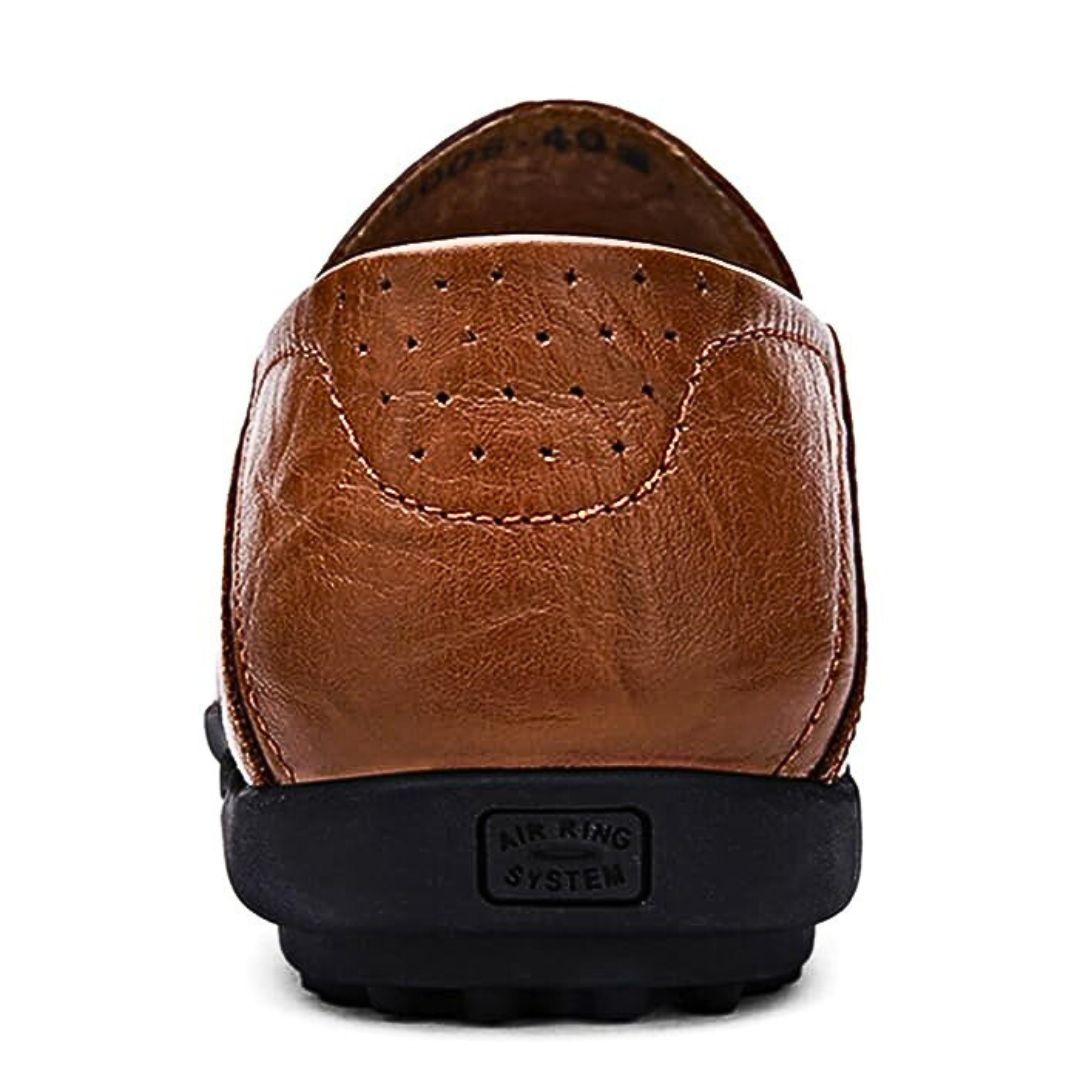 Genuine Leather "Air-Flow" Loafers - Saint Drako