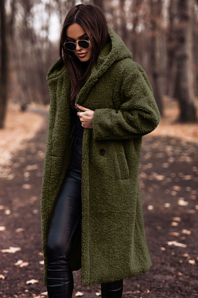Cortina Hooded Mid-Calf Coat