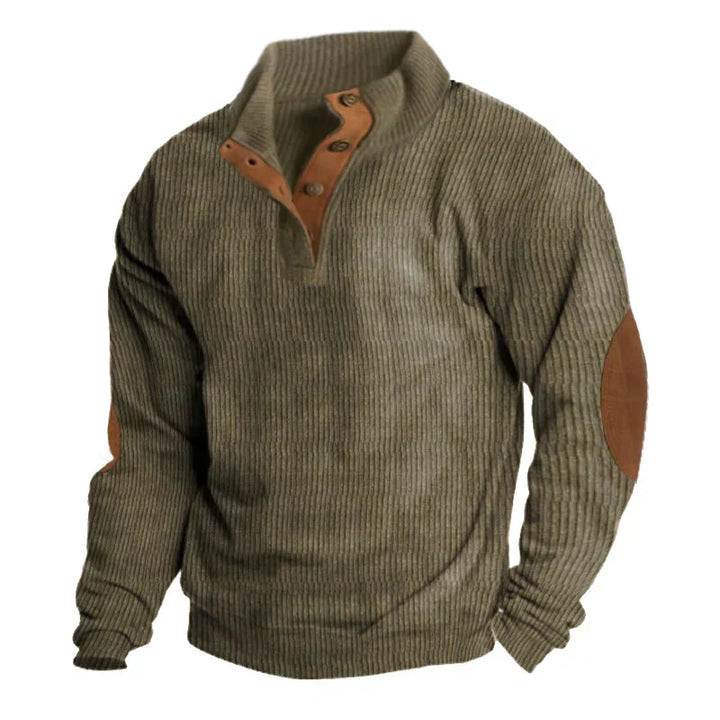 Classic Men’s Ribbed Knit Sweater