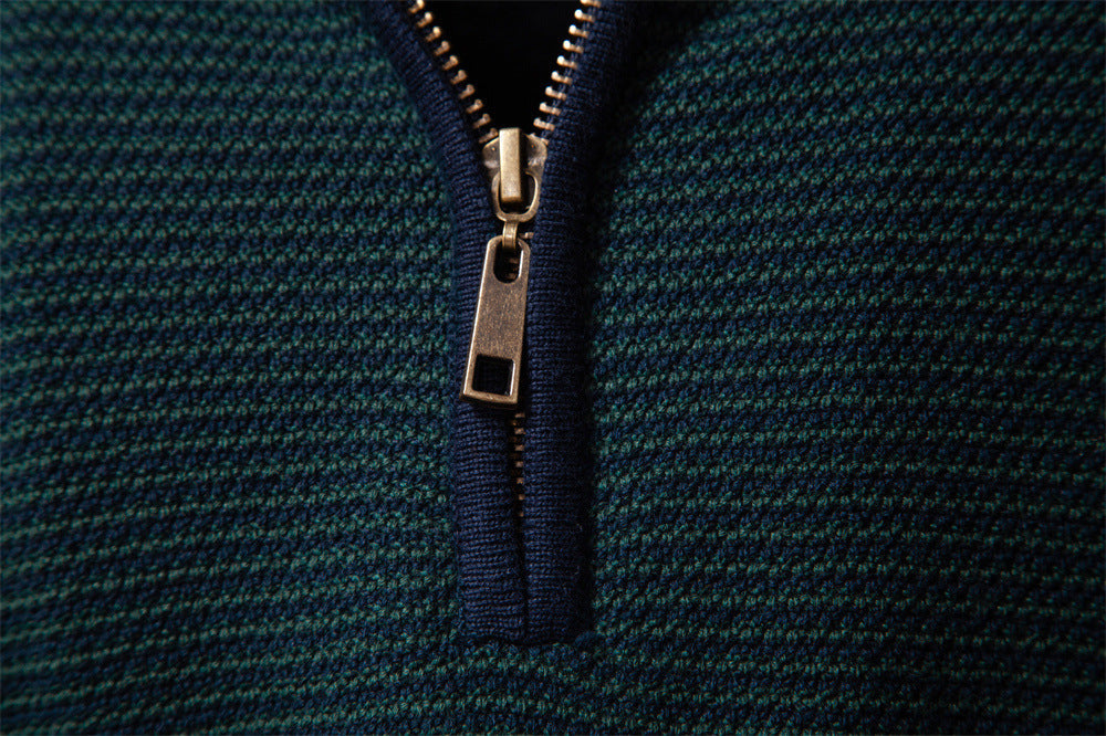 Florence Half-Zip Cotton Sweater