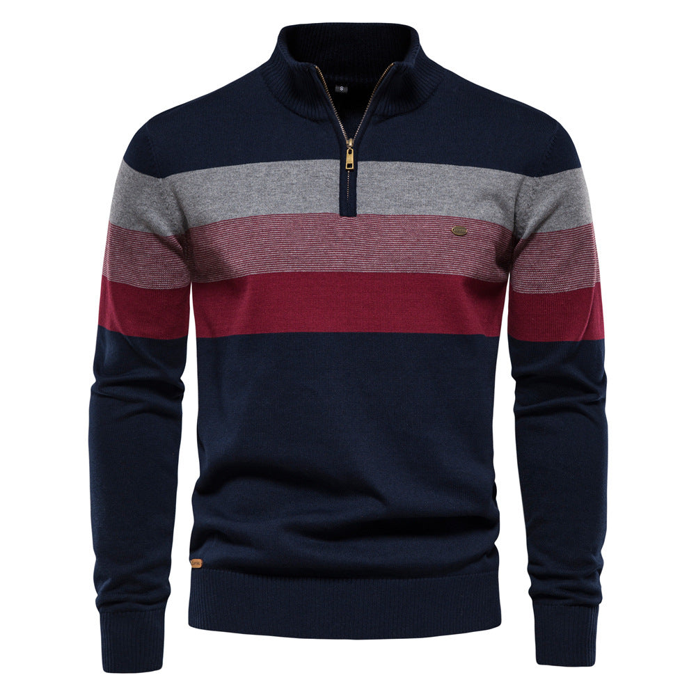 Torino Colorblock Half-Zip Sweater