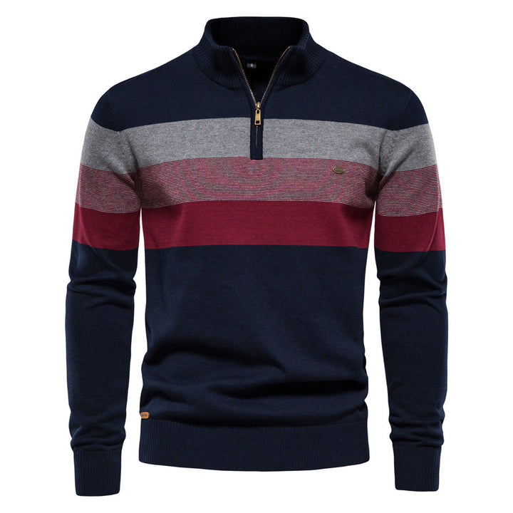 Torino Colorblock Half-Zip Sweater