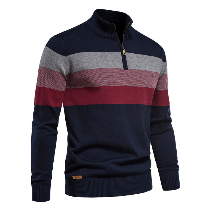 Torino Colorblock Half-Zip Sweater