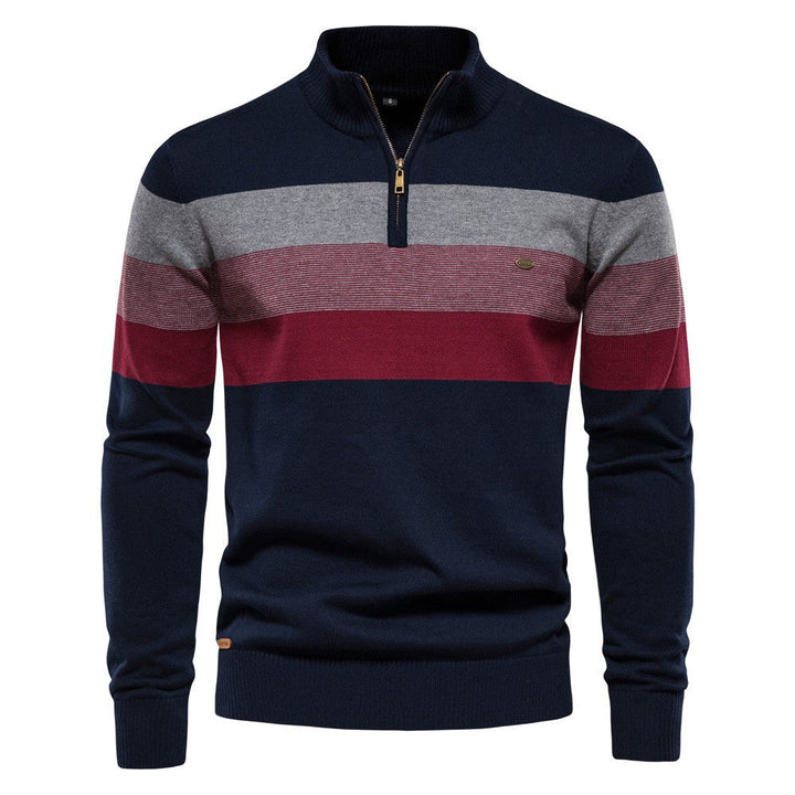 Torino Colorblock Half-Zip Sweater