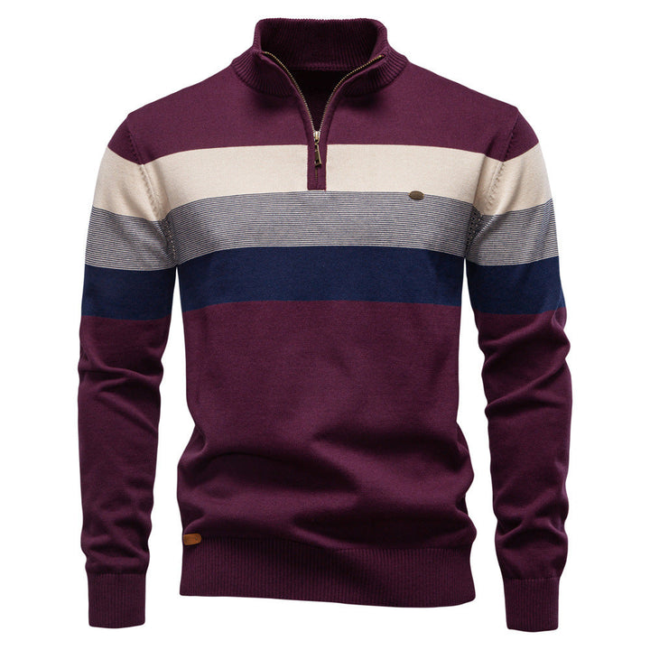 Torino Colorblock Half-Zip Sweater