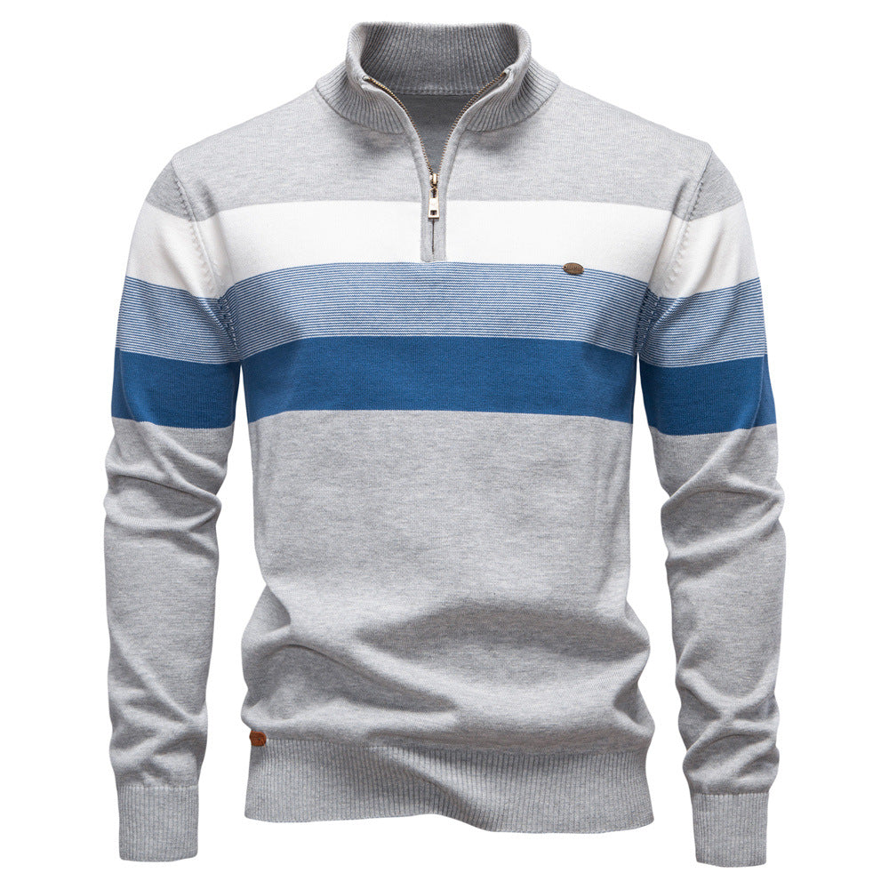 Torino Colorblock Half-Zip Sweater