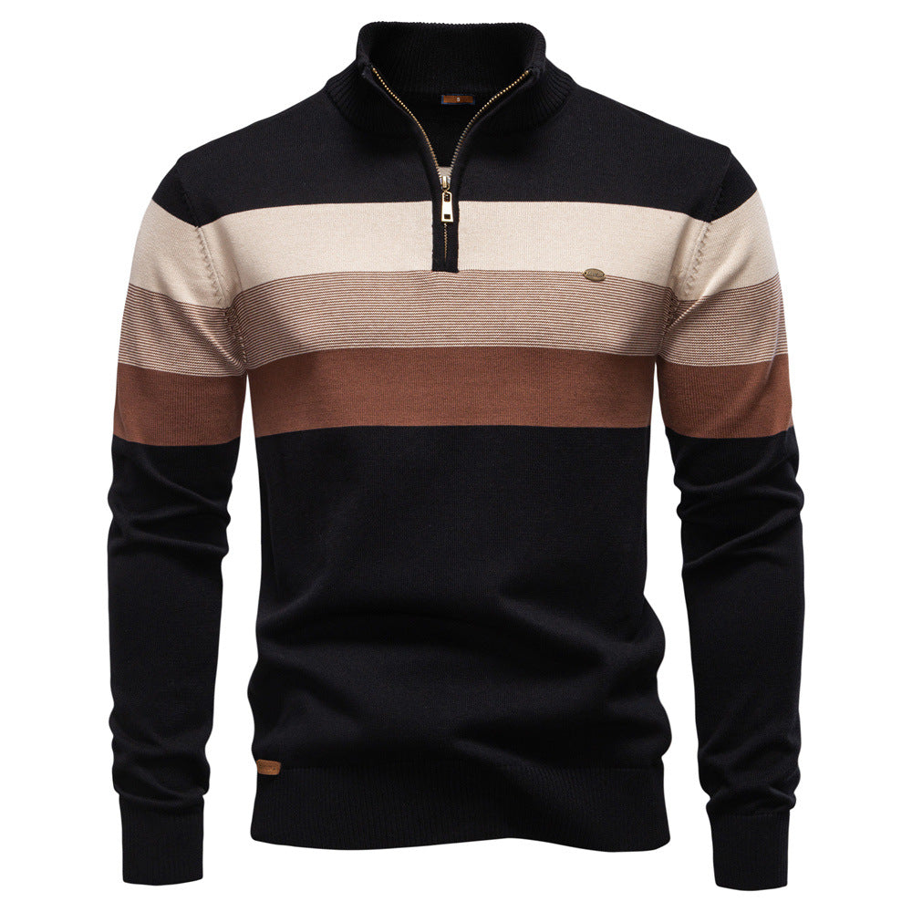 Torino Colorblock Half-Zip Sweater