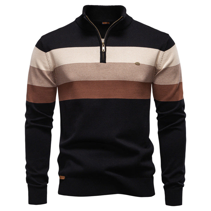 Torino Colorblock Half-Zip Sweater