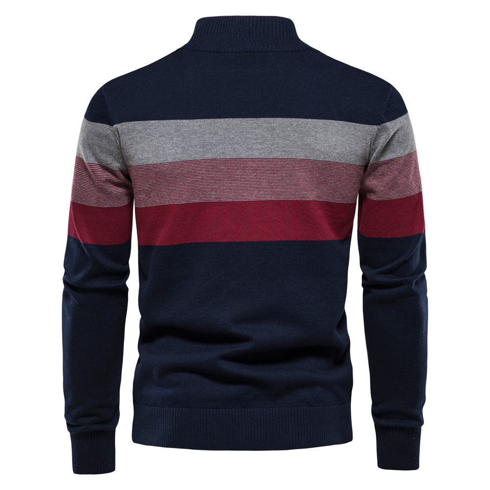 Torino Colorblock Half-Zip Sweater
