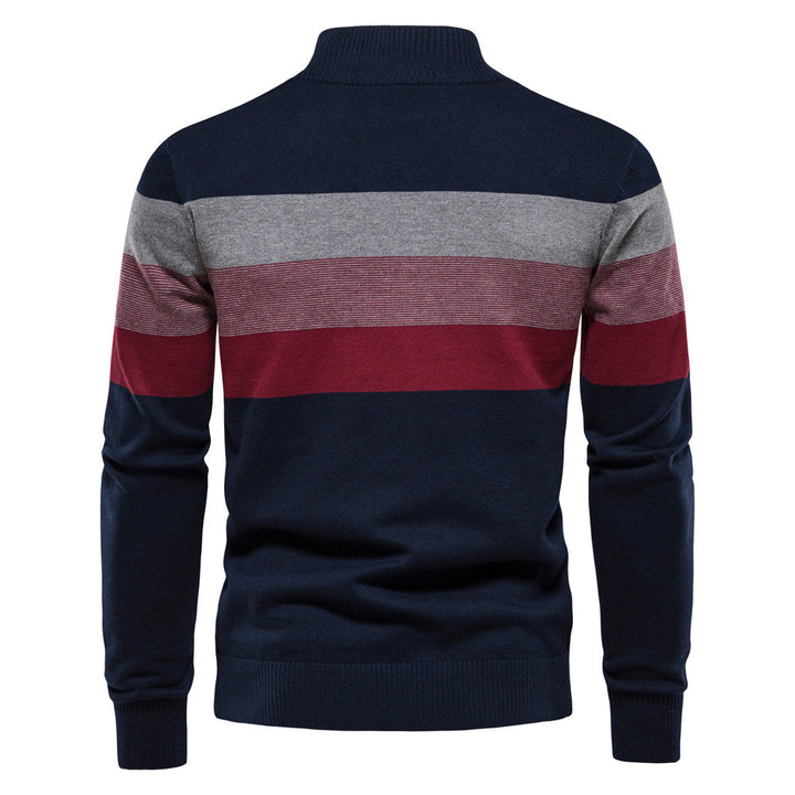 Torino Colorblock Half-Zip Sweater