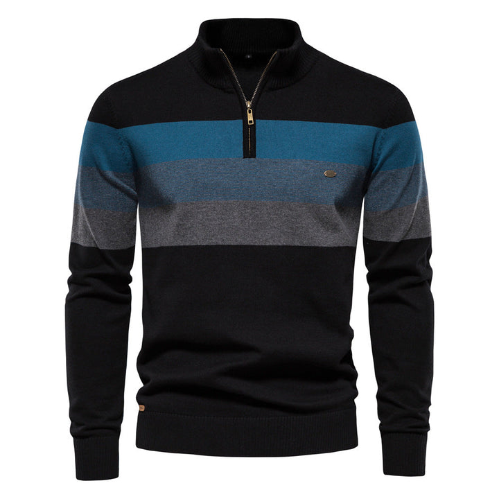 Torino Colorblock Half-Zip Sweater