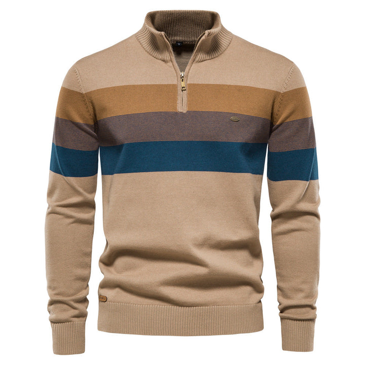 Torino Colorblock Half-Zip Sweater