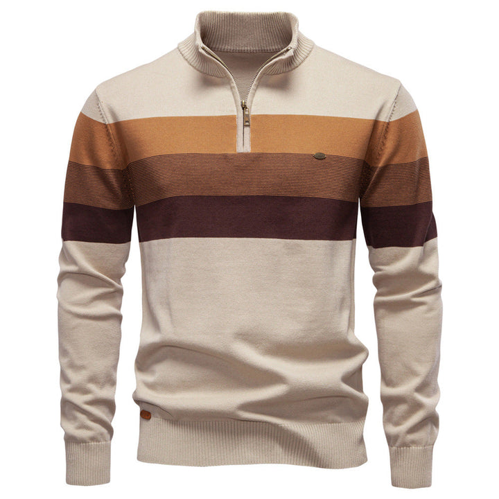 Torino Colorblock Half-Zip Sweater