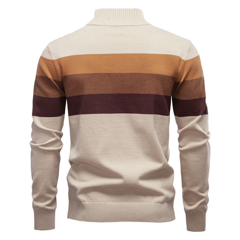Torino Colorblock Half-Zip Sweater
