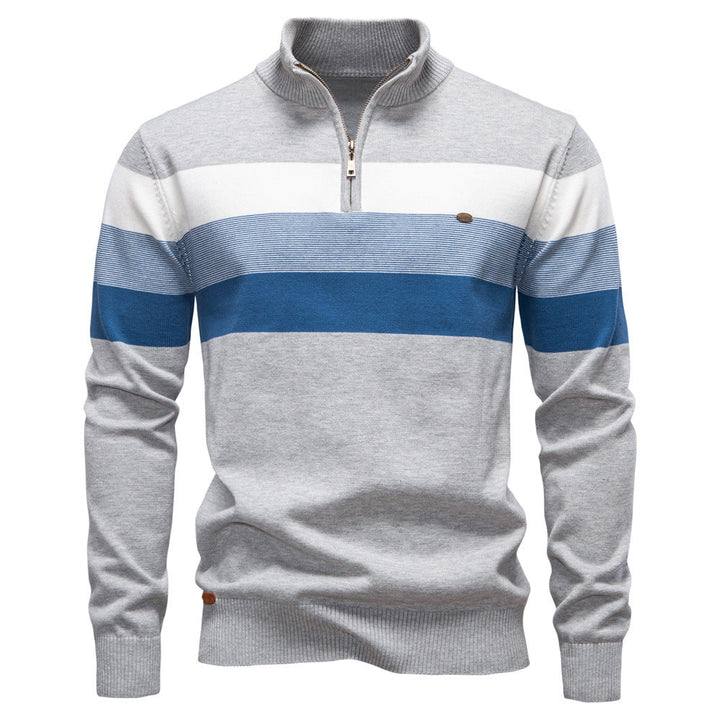 Torino Colorblock Half-Zip Sweater