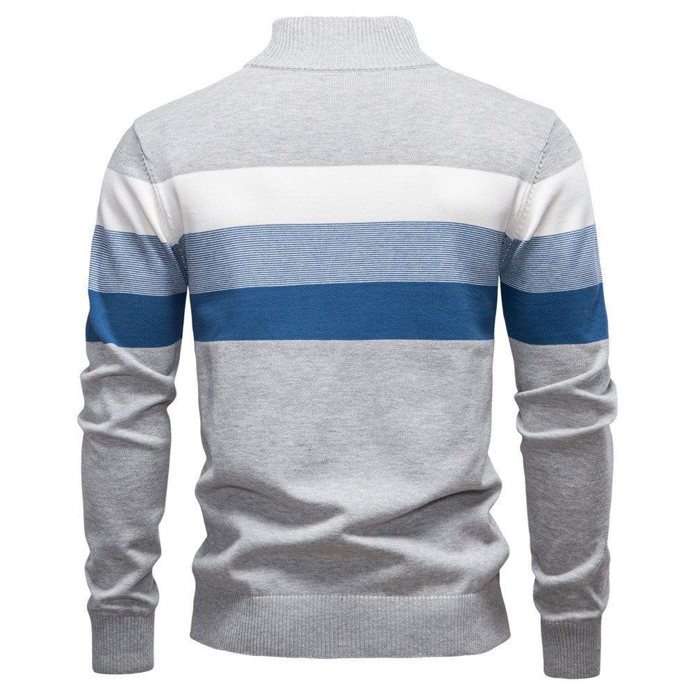 Torino Colorblock Half-Zip Sweater