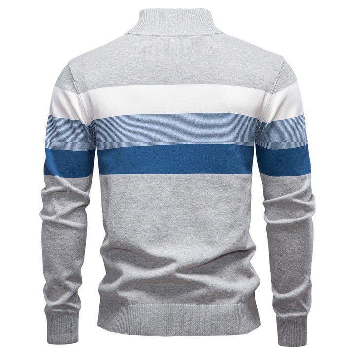 Torino Colorblock Half-Zip Sweater