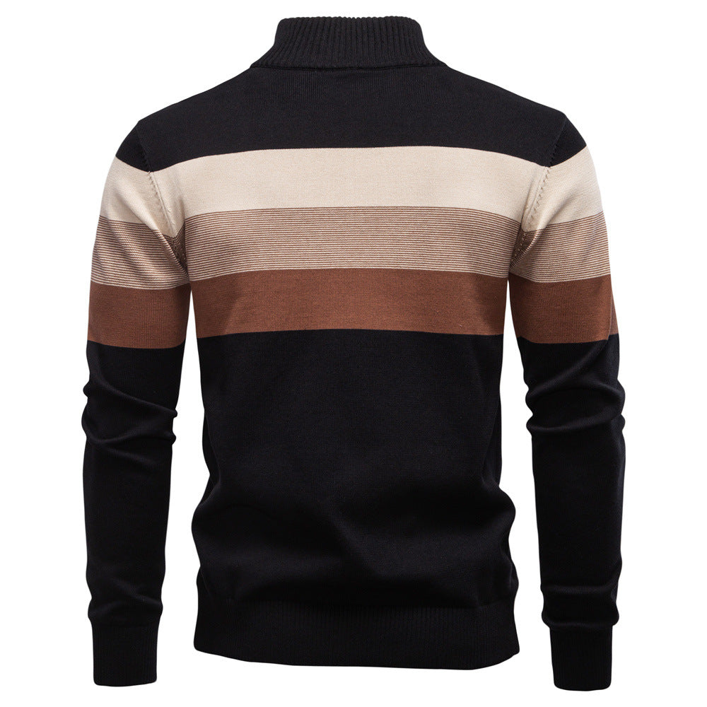 Torino Colorblock Half-Zip Sweater