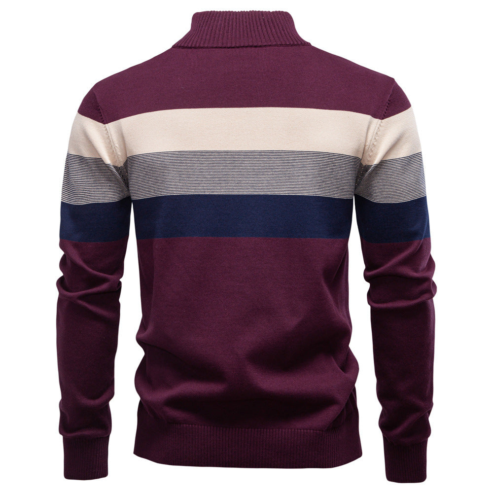 Torino Colorblock Half-Zip Sweater