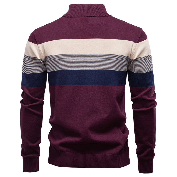 Torino Colorblock Half-Zip Sweater