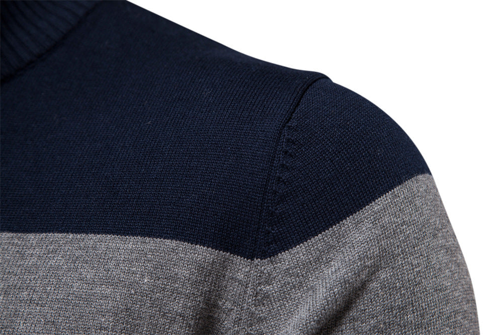 Torino Colorblock Half-Zip Sweater