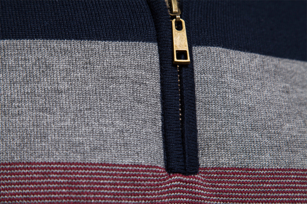 Torino Colorblock Half-Zip Sweater