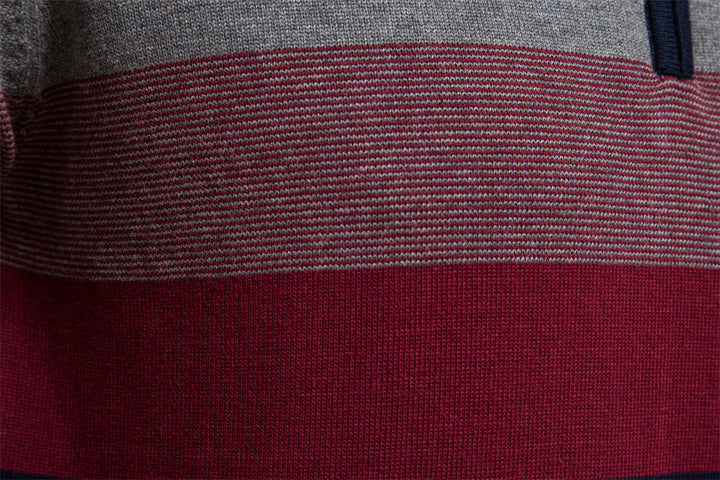 Torino Colorblock Half-Zip Sweater