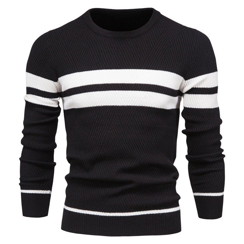 Como Stripe Crewneck Sweater