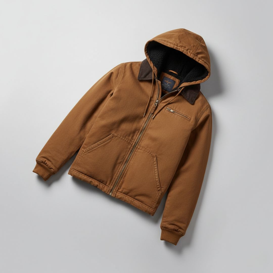 Kennedy Men’s Lined Hooded Jacket - Saint Drako