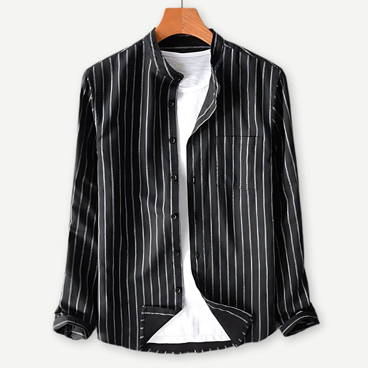 Relaxed Pinstripe Shirt - Saint Drako