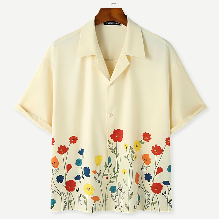 Floral Summer Collar Shirt