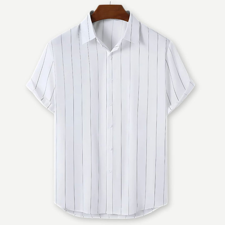 Relaxed Pinstripe Shirt - Saint Drako