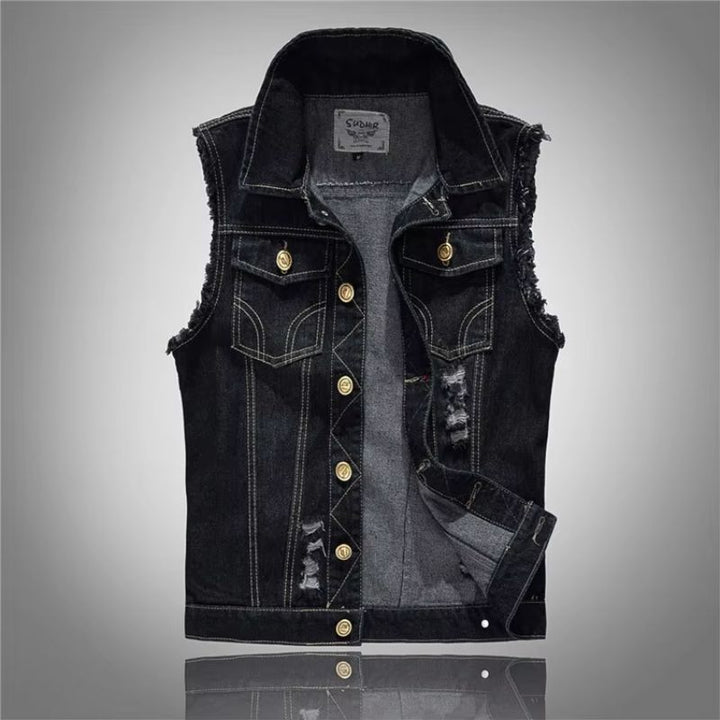 Ryker Denim Vest - Saint Drako